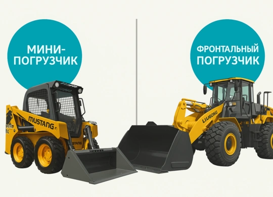 Что выбрать: мини-погрузчик или фронтальный погрузчик?