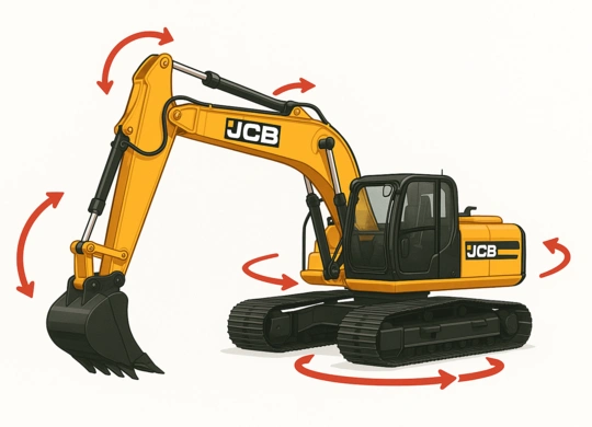 Эксплуатационные особенности экскаваторов JCB