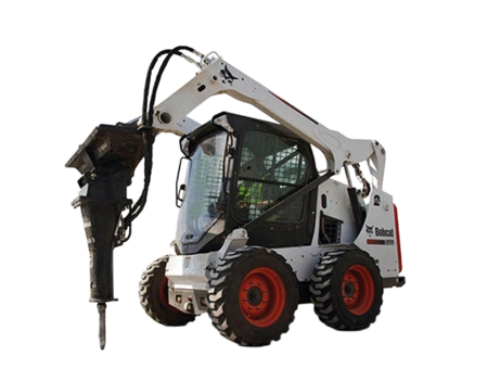 Аренда мини-экскаватора Bobcat 435 с гидромолотом