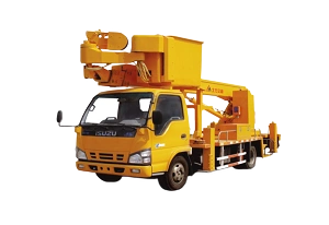Автовышка 17 метров Isuzu ELF с платформой
