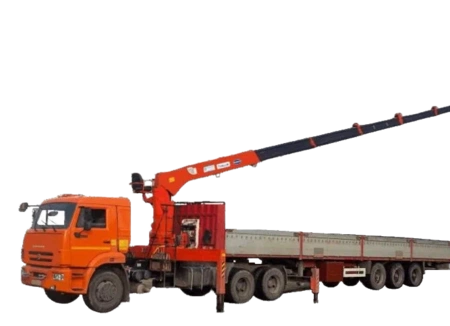 Аренда манипулятора 20 тонны на базе КамАЗ-65206