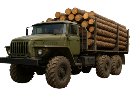 Лесовоз Урал 4320