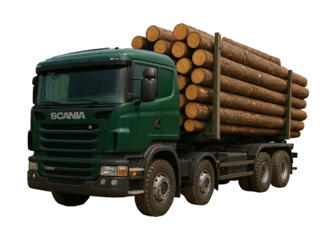 Лесовоз Scania R500