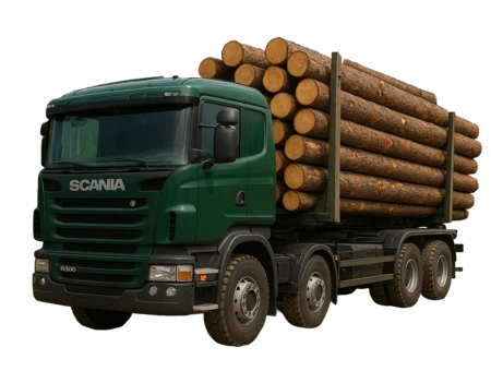 Лесовоз Scania R500