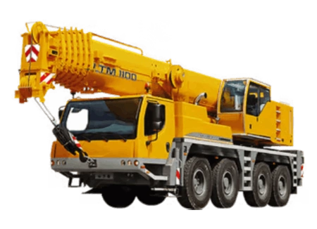 Аренда автокрана Liebherr 120 тонн с гуськом