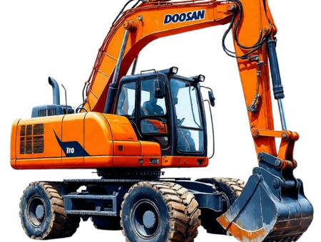 Аренда колесного экскаватора DOOSAN S210W
