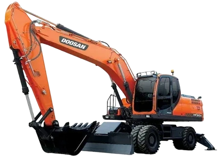 Аренда колесного экскаватора Doosan 210