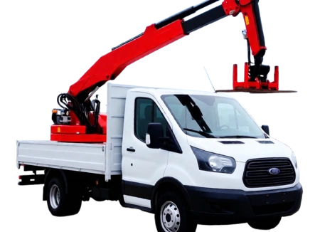 Аренда манипулятора на базе FORD TRANSIT 1 тонна