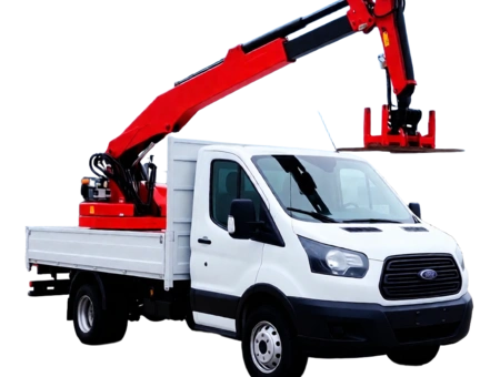 Аренда манипулятора на базе FORD TRANSIT 1 тонна