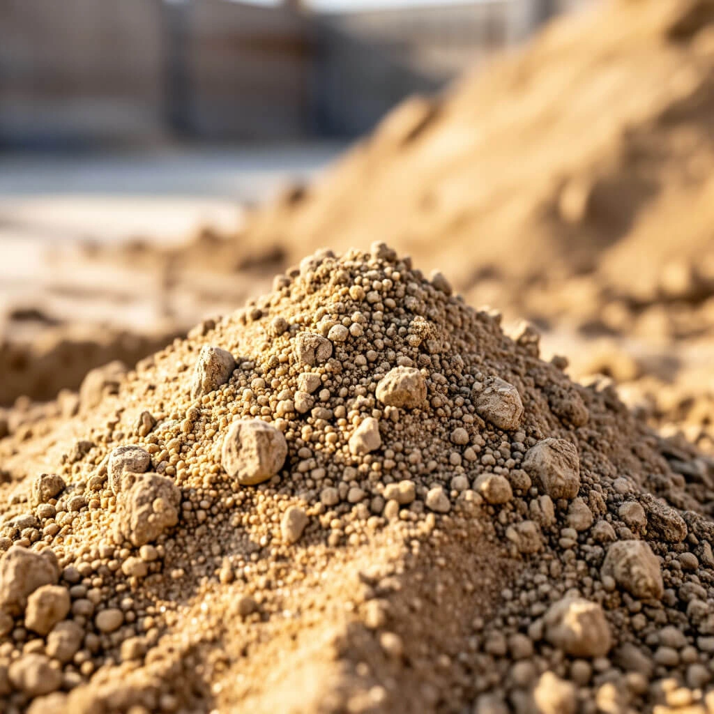 Песок для фундамента карьерный 1.5-2
