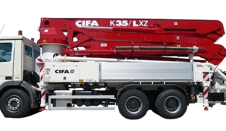 Аренда автобетононасоса CIFA K35L XZ