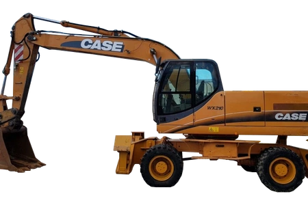 Аренда колесного экскаватора CASE WX210