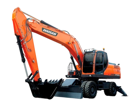 Аренда колесного экскаватора Doosan DX210W
