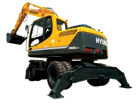 Аренда колесного экскаватора Hyundai R140W