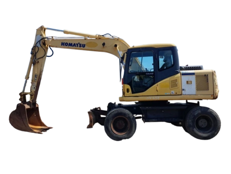 Аренда колесного экскаватора Komatsu PW130