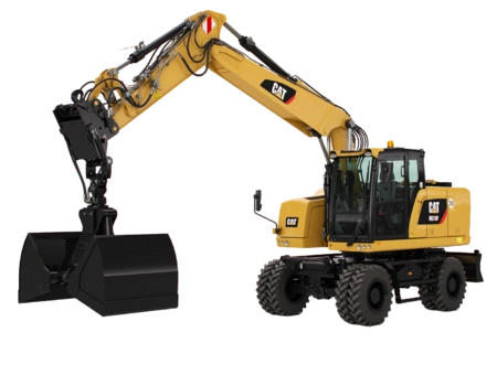 Аренда экскаватора с грейфером Caterpillar M318D