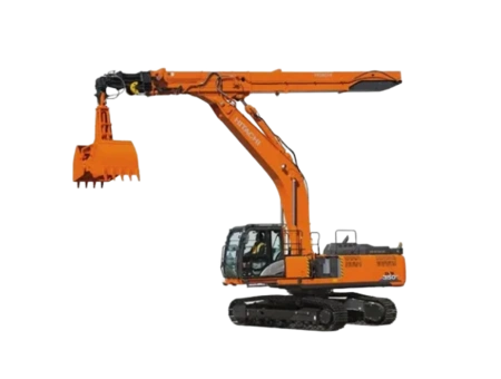 Аренда экскаватора с грейфером Hitachi ZX120LC