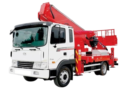 Автовышка Hansin HS3570 35 на базе Hyundai HD120 35 метров