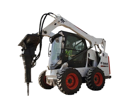 Аренда мини-погрузчика Bobcat 435 с гидромолотом